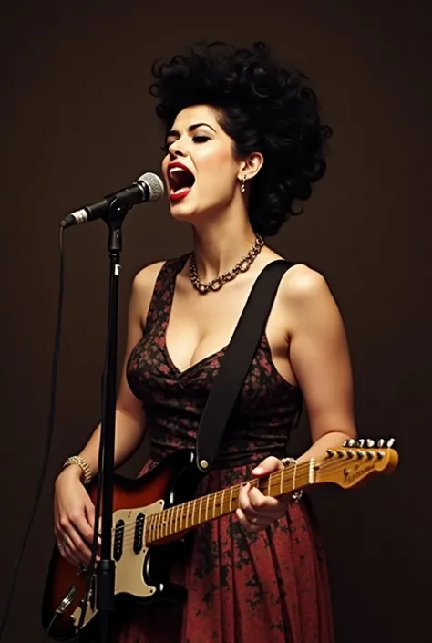 Create one in the same style as singer Amy Winehouse 