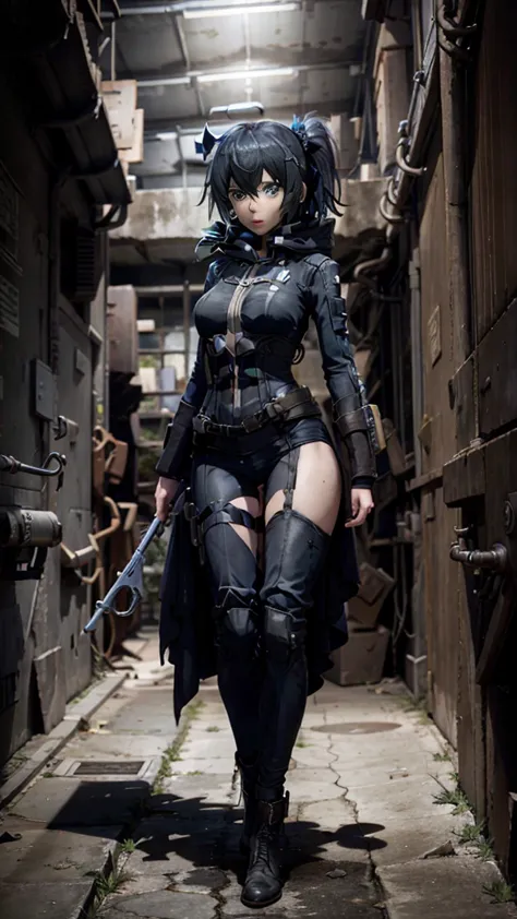 black rock shooter, vault suit