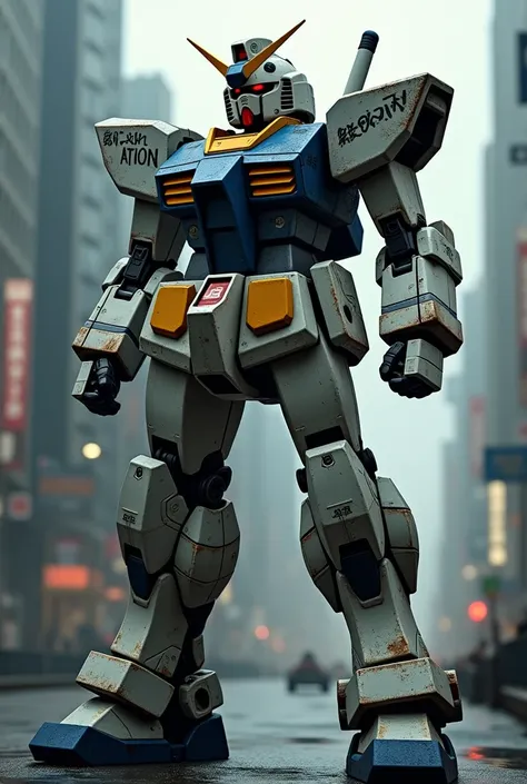 Realistic Gundam that looks like a photograph