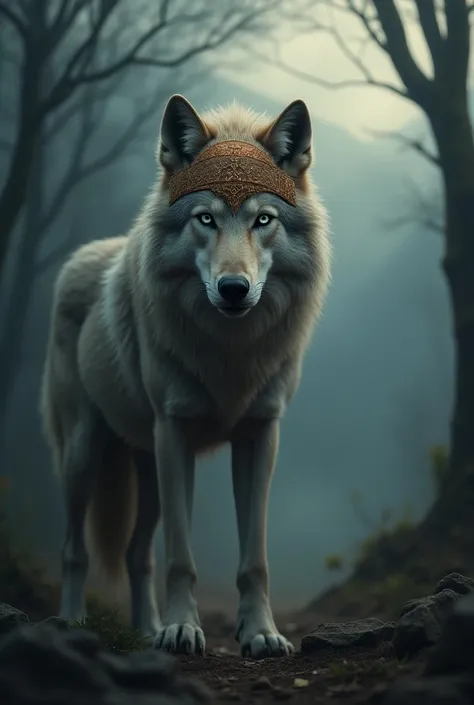 Wolf hearing Islamic cap 