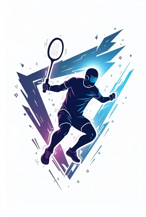 Generate a logo for a badminton youtube channel named badminton bionic