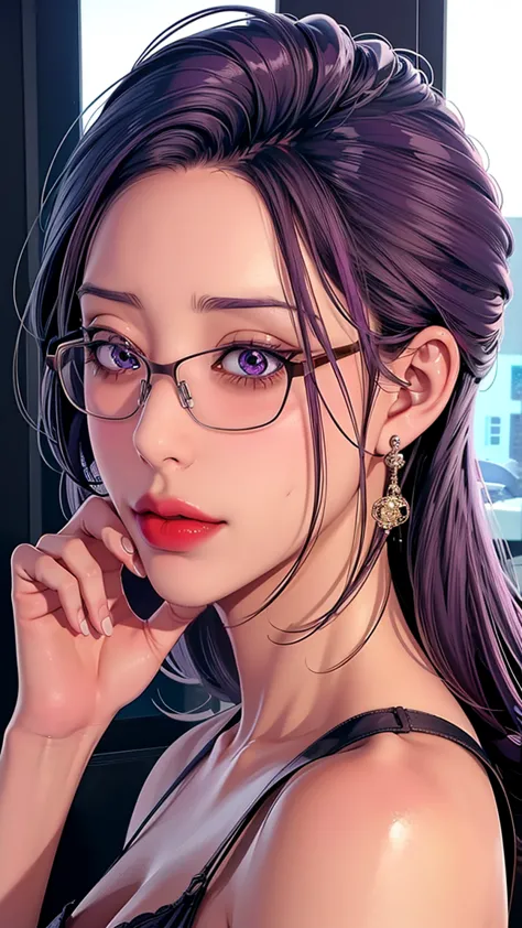 breaking into perfectly symmetrical face {x} sexy korean woman in office，masterpiece， 32k，  extremely detailed，  fine details，  ...