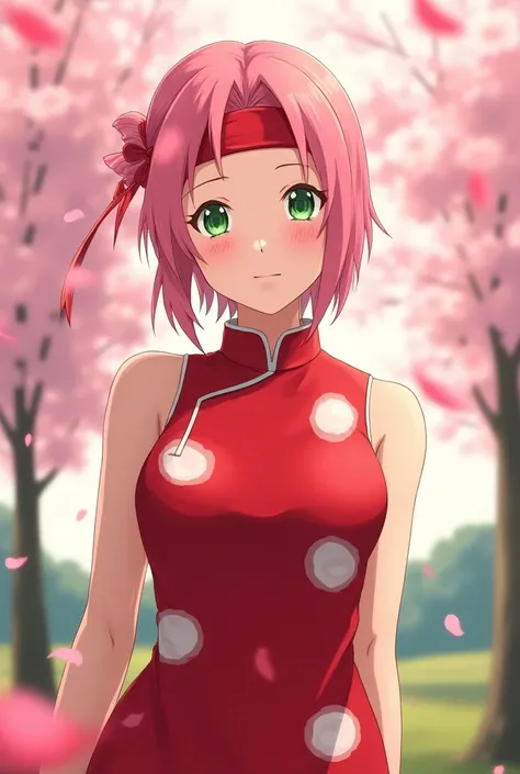 Sakura haruno, from the anime naruto