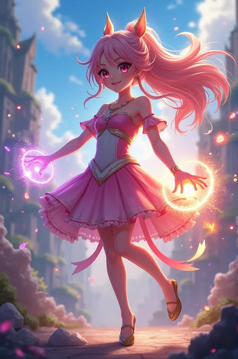 Anime magical girl. Superpowers