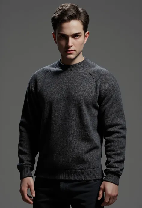  Anatomically correct , plano general,   full body wool sweater,((A handsome man, male model modern clothing, Full Length Portrait: 1.5)), ( The best quality , 4k, 8K,  High resolution, masterpiece: 1.2), ultra detailed, (realistic, photorealistic, photore...