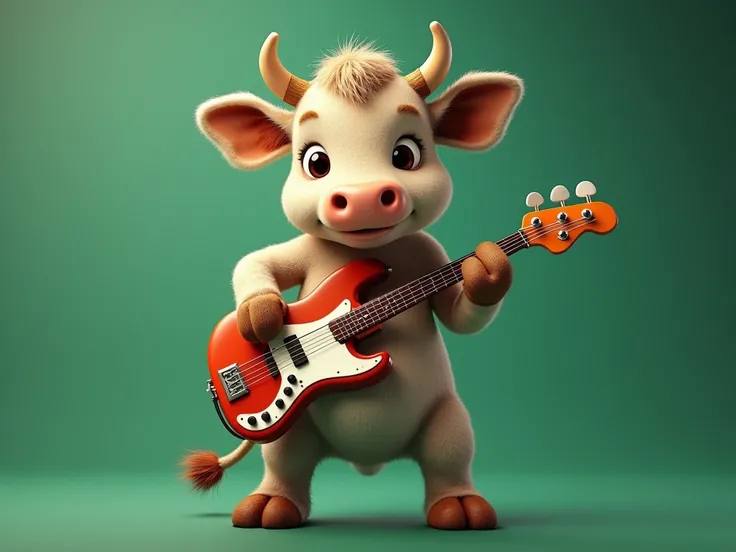 A cow playing bass guitar , full view on a green background

Model
SeaArt Infinity
1024 x 768px

