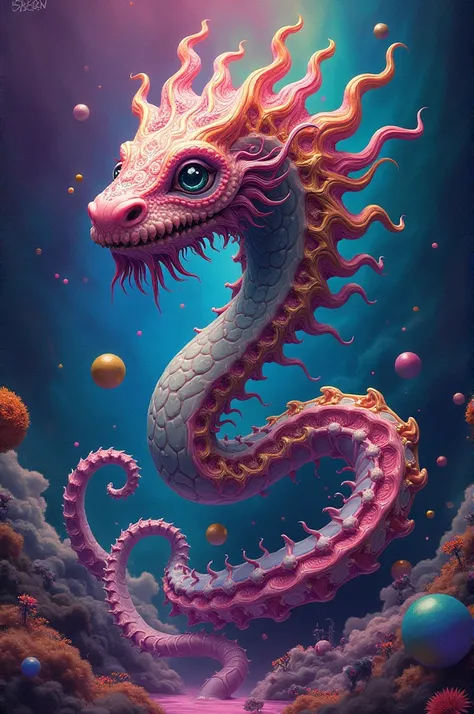 A psychedelic creature 