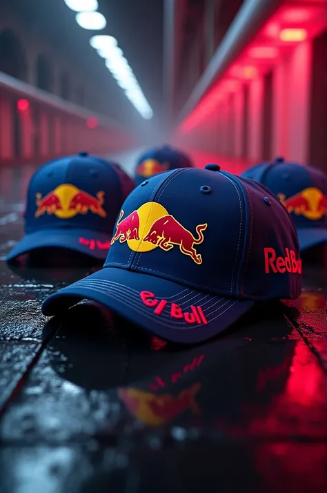 Cool Red Bull caps