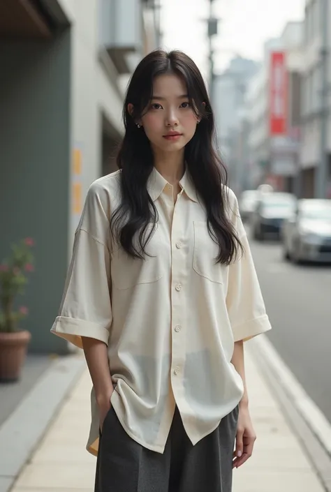 Japanese woman wearing SukaBumit shirt