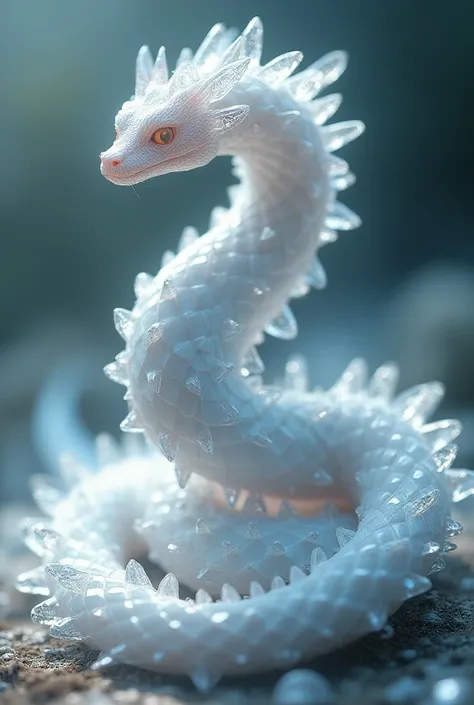 Cross breed between a white diamond and a snake