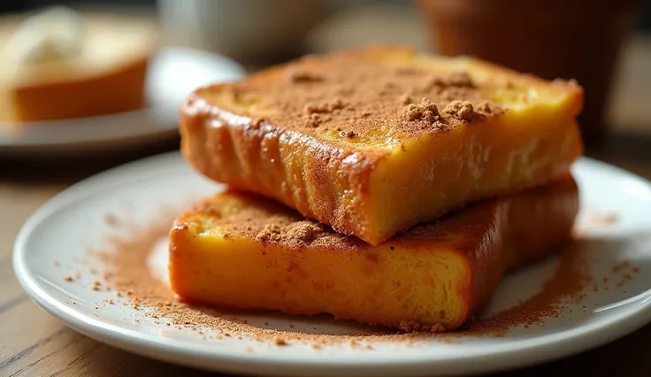 French toast with cinnamon