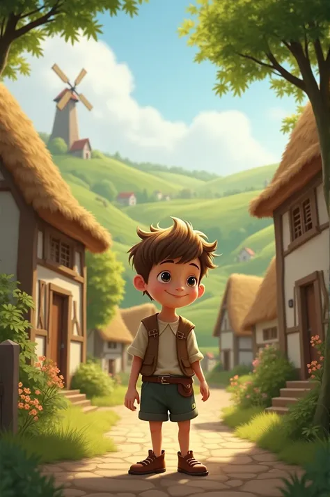 Once upon a time, there lived a boy in a small village.