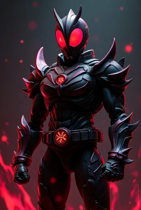 Kamen Rider disagrees with armor matching the color of Discord with the details of Discord  (my little pony)  and her imprint on the driver belt with a cover demonstrating the dog element in Kamen Riders drive belt with dark and red details with a dark aur...