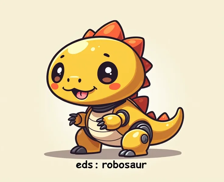 , there is no insertion ?  Reinsert the letter  "EDS : Robosaur "  at the foot of the chibi robosaur