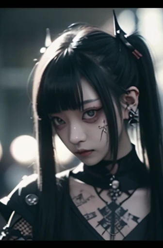  Samurai Sword、 Twin Tails、Side Up、 Red Eyes、mobile phone、iPhone、full body、Black-haired、Gothic Punk、Black-haired、 short bang、Ahegao ( Stupid / Sexual Ecstasy)、squint、Stranger、See others、 short bang、 over-kneehighs,Ahegao , Stupid,Sexual Ecstasy,Drunk Eyes,...