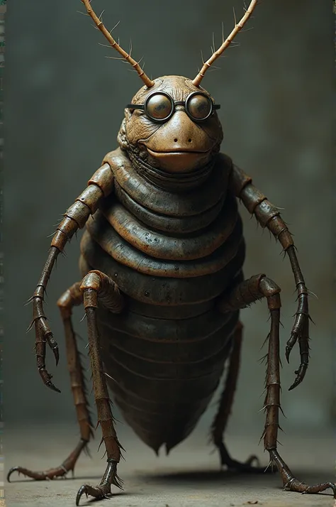 Make me a profile picture of Harry Potter turned into a cockroach 