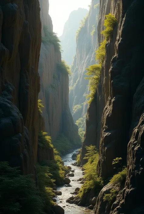 Narrow beautiful gorge