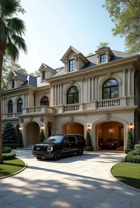  Luxury mansion with luxury Garage with esclade v or ford raptor 
