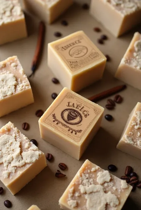 Coffee-based soaps with the name Essence de Café