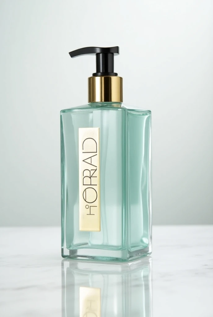 Could you create a striking design for the box for a LOréal liquid soap? The design must be modern, elegant and reflecting the premium quality of the . Please, It includes the LOréal logo and uses colors that convey freshness and cleanliness that is elegan...