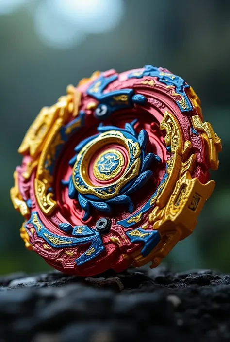 Haz un Beyblade de 🇨🇴 y muestra el metal y la punta
