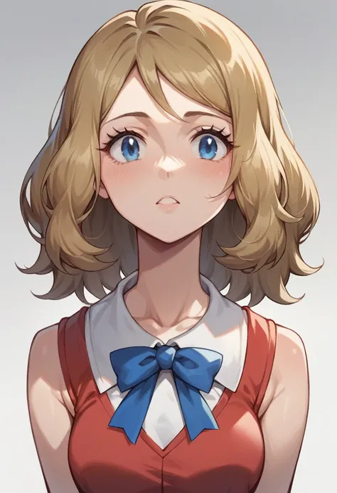  masterpiece ,  better quality,  High resolution,  blue eyes , Serena (pokemon),