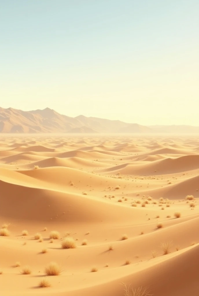 Create a realistic image of a desert without people