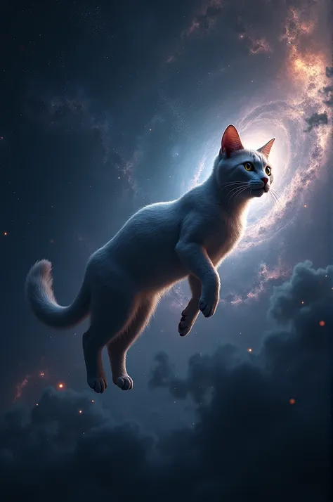 A cat in space