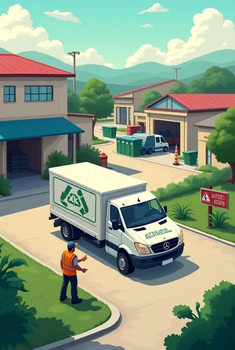  Where you delivered the recycled material .