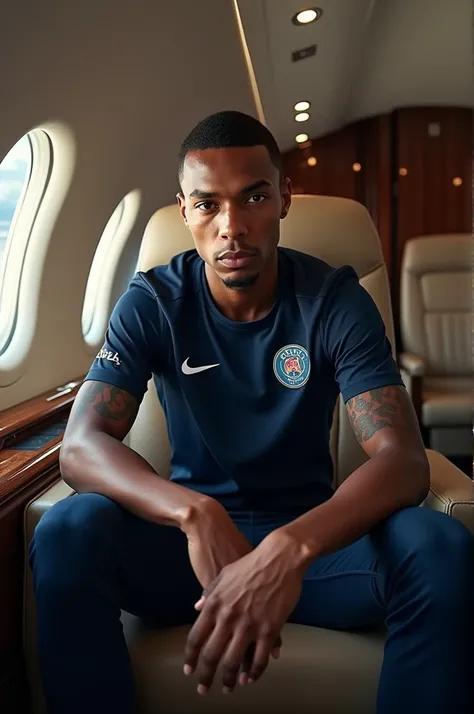 Mbappe on a plane 