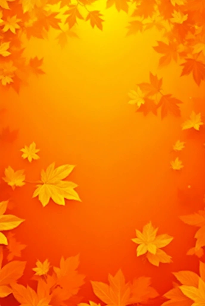 Very lively light orange leaf background 