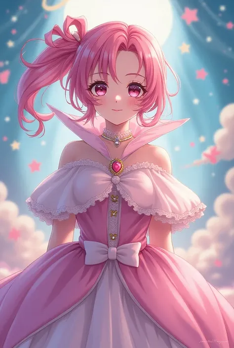 Anime, Pretty Cure, Princess wearing a Massive Popped Collar taller than her head