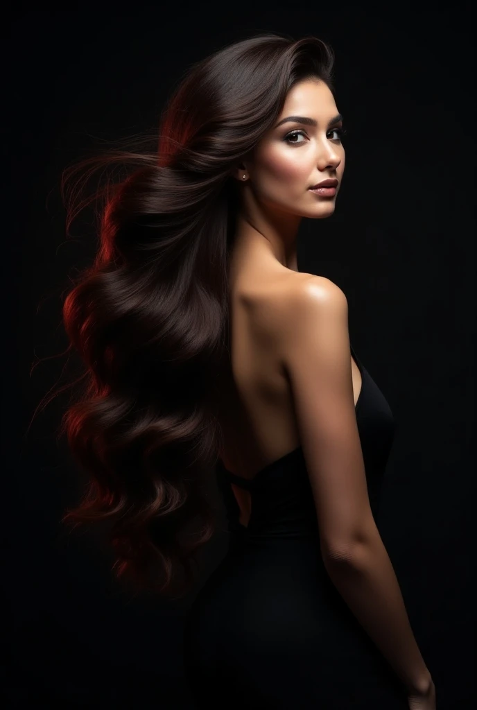  Generate a profile image for a human hair extension store on Facebook.  The name of the store is human hair temptation ,  it must be something modern and that is very good advertising ... that captures attention , must be a logo or a brand image. It must ...