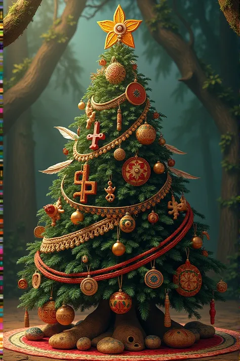 Christmas tree from the indigenous Latin worldview