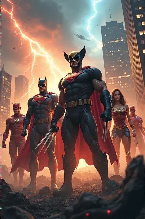 Fight the final battle of Avengers: Endgame with Wolverine and Justice League 