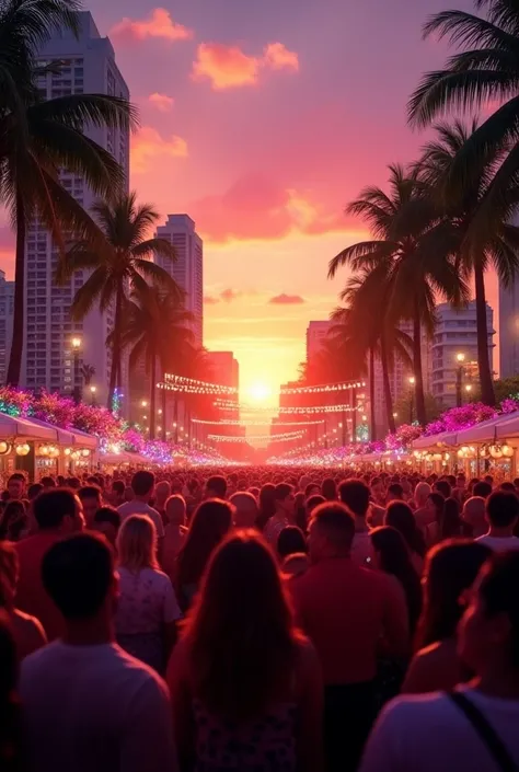 miami,sunset,Festa