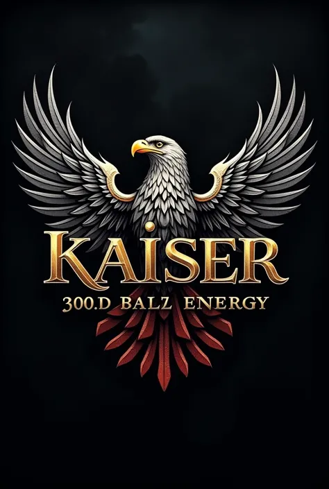 Make a logo of an energy drink called Kaiser
