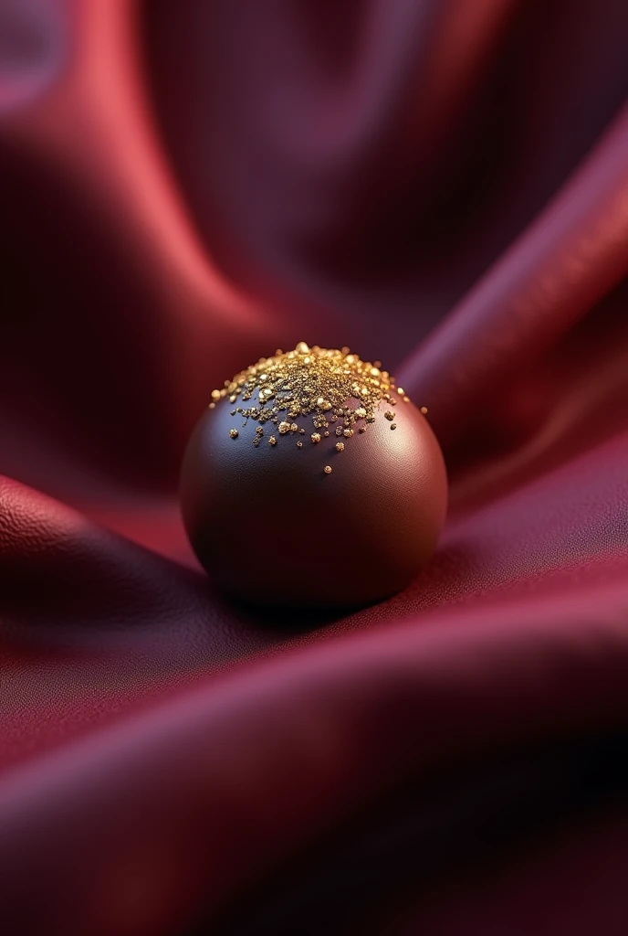 Art design of a wine truffle advertisement

