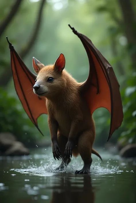 Bat and Capybara fusion