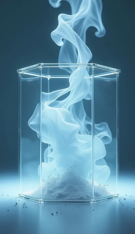 Animation of a gas in a closed container.