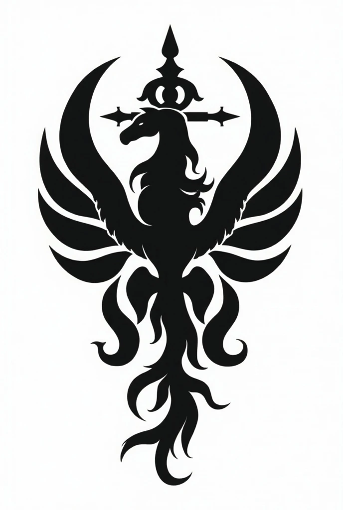 png sticker of something that symbolizes something good in black and white to put on a motorcycle