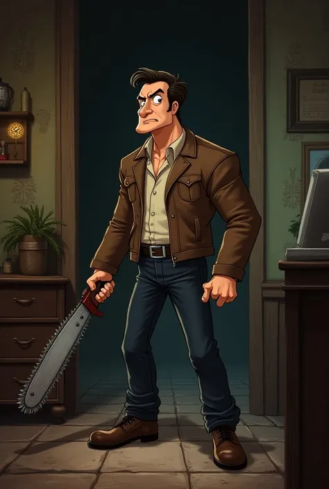 You can generate Ash Williams in 1930 animation?