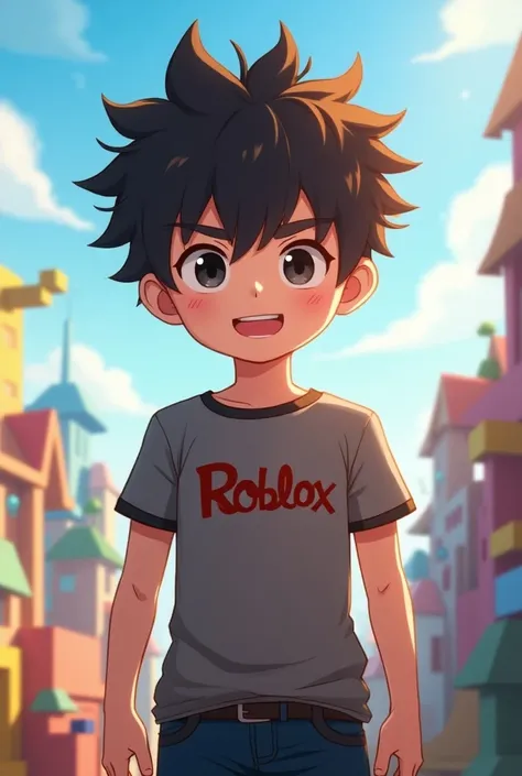 Create imagine of anime boy related to Roblox 
Good one related to Roblox 
