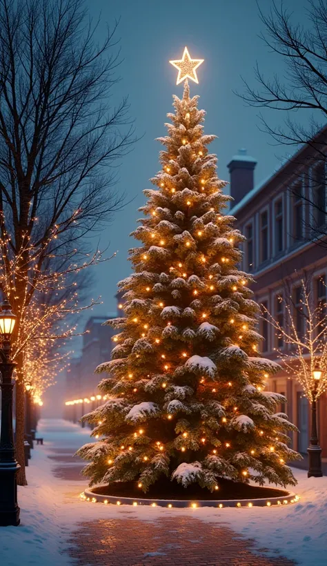 street tree、Illuminations and a gorgeous big Christmas tree、 Hi-Res、accurate、 won numerous awards、 high definition model、高quality、 RETINA、 textured skin、 Ultra High Definition、 very detailed、quality、高い details、 details、最高quality、 anatomically correct、maste...