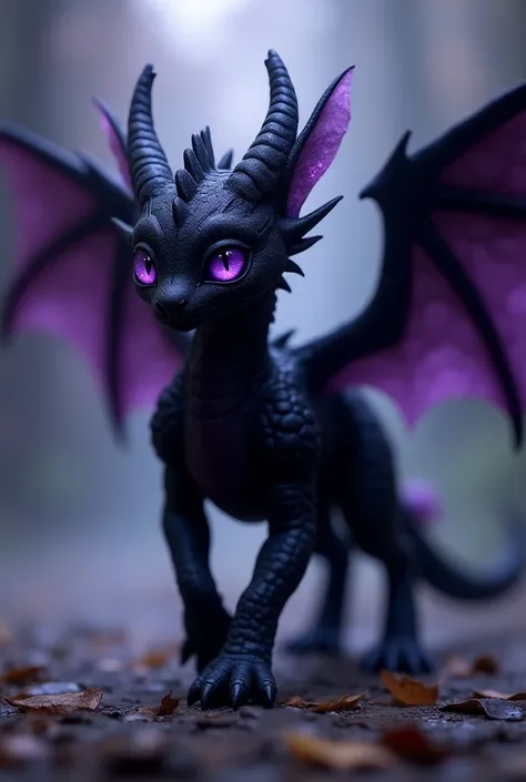  A sexy black furry dragon that walks on two legs with purple sparkles gracefully advances through the haze of an unknown and strange dimension without much physics.  Her purple eyes sparkle flirtatiously , contrasting with her dark scales .  Shadows play ...