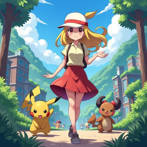 Lilie pokemon trainer anime