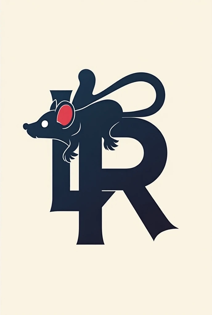 logo, Los Ratones, gaming, esports, logo, minimalistic, represent a rat, contains two letters L and R, rat, illustration