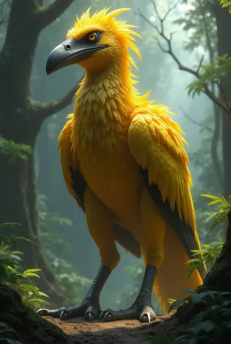 Terror bird, Yellow , light