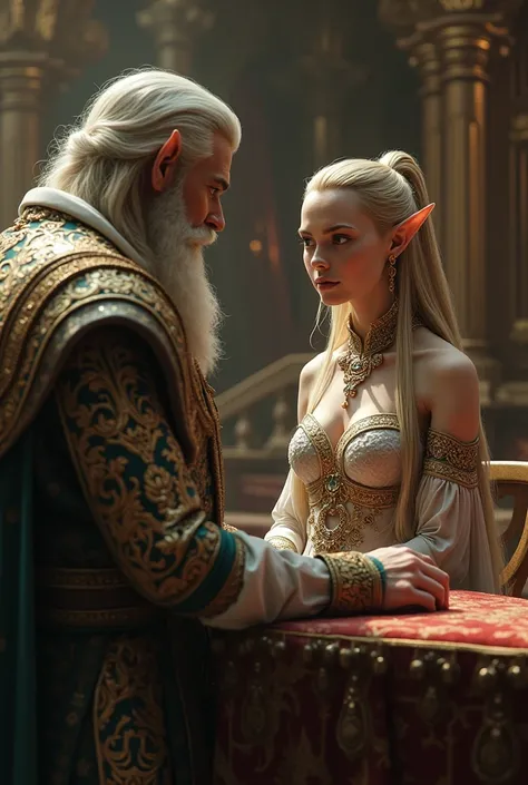 A beautiful elf and a realistic duke 