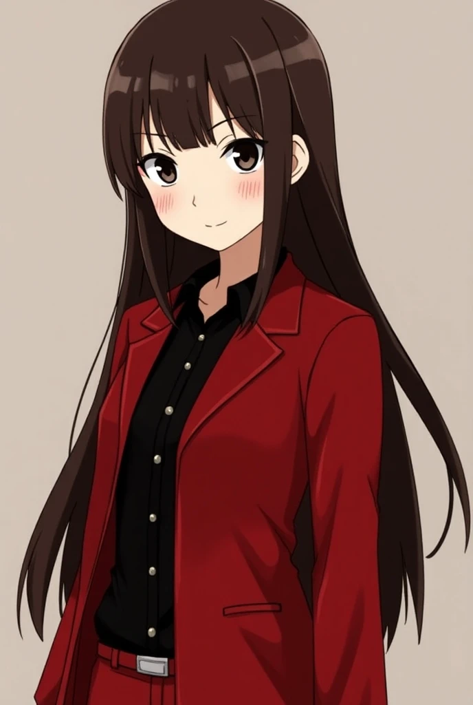  My character will be Yuina Inuzuka . she is 16 years old.  She wears a red coat with a black blouse underneath ,  in red pants with extremely long brown hair ,  black eyes and the classic marks on the Inuzuka cheeks.  Unlike the others Inuzuka , Her eyes ...